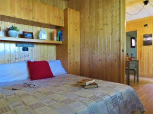Postel nebo postele na pokoji v ubytování Camping Lido Verbano