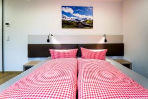 Postel nebo postele na pokoji v ubytování Fernerblick Apartments