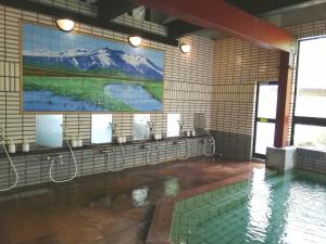 Bazén v ubytování Hataya Onsen Sasa no yu nebo v jeho okolí