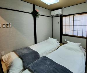 Postel nebo postele na pokoji v ubytování Hana Botan