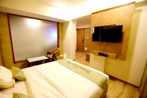 TV a/nebo společenská místnost v ubytování Silverador Boutique Hotel