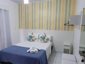 Postel nebo postele na pokoji v ubytování Pousada Mar Azul