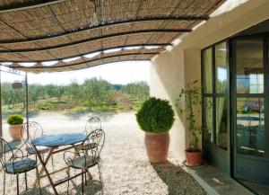 Bazén v ubytování Maison d'hôtes Bastide St Victor à 2,5 kilomètres de Lourmarin nebo v jeho okolí