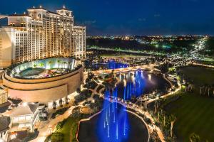 a view of the las vegas strip at night at Grand Hyatt Baha Mar in Nassau