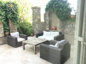 Posezení v ubytování La Bastide
