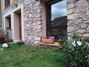 A garden outside La Salceda