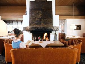 Predel za sedenje v nastanitvi Hotel Blattlhof