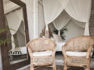 Posezení v ubytování Dreamsea Bali