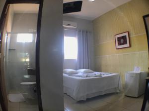 Koupelna v ubytování Hotel Pousada Calliandra