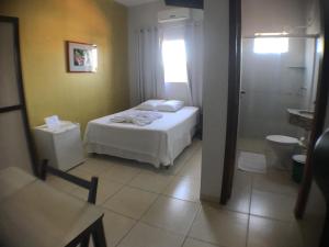 Koupelna v ubytování Hotel Pousada Calliandra