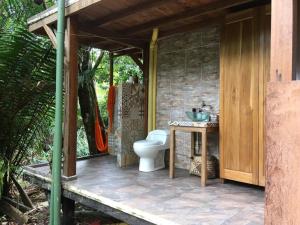 A bathroom at Punta Brava