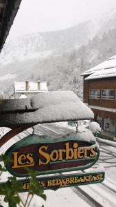 Les Sorbiers Barèges v zimě