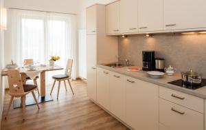 Kuchyň nebo kuchyňský kout v ubytování Garni Appartment Wagnerhof