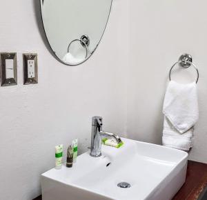 A bathroom at KASA Roof Top 5 1 Bed 1 Bath for 2 Guests AMAZING Views Old San Juan