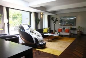 Posezení v ubytování Maison Glad Jeju