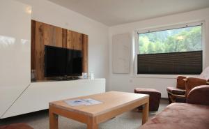 TV a/nebo společenská místnost v ubytování Ferienhaus Sonnberg