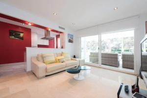 Posezení v ubytování Charming 2 Bedroom Trocadero Arena area