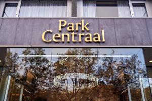 a park central sign on the front of a building at Park Centraal Amsterdam in Amsterdam