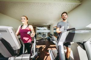 Fitness centrum a/nebo fitness zařízení v ubytování Landrefugium Obermüller 4,5 Sterne