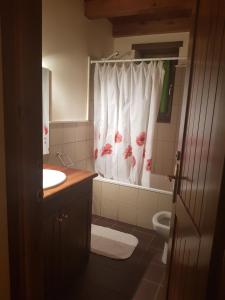 Koupelna v ubytování Apartamento salardu