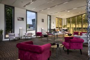 Posezení v ubytování Melia Luxembourg
