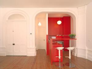 Načrt razporeditve prostorov v nastanitvi FLH Porto Charming Studio