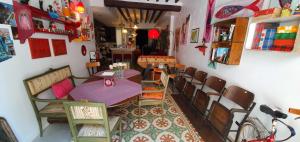 Posezení v ubytování Barrio Boutik Hostal long stays