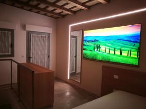 TV a/nebo společenská místnost v ubytování Villa Borsacchio