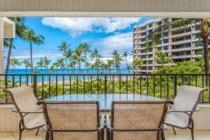 En balkon eller terrasse på Kaanapali Alii