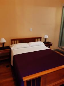 Posteľ alebo postele v izbe v ubytovaní Hotel El Pibe