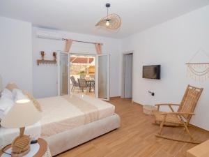Postel nebo postele na pokoji v ubytování Villa Sky