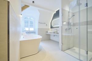 Ein Badezimmer in der Unterkunft Sonnenresort Ettershaus