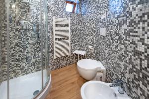 Koupelna v ubytování Maison Reale