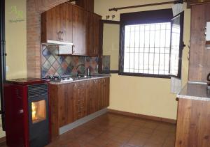 Kuchnia lub aneks kuchenny w obiekcie Apartamentos Rurales Monfragüe
