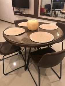 Χώρος καθιστικού στο Asuncion Gracia Suites