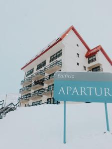 Budova, kde se aparthotel nachází