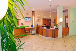 Lobbyn eller receptionsområdet på Trip Inn Hotel Minerva Frankfurt