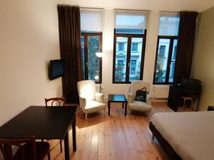 Voodi või voodid majutusasutuse Because the Night city lodge toas