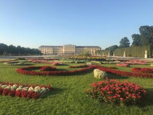 Vonkajšia záhrada v ubytovaní Apartment Villa Penzing