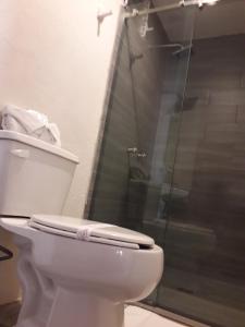 Koupelna v ubytování Hotel Purisima Concepción