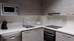 Kuchyňa alebo kuchynka v ubytovaní Apartamentos Real Lleida