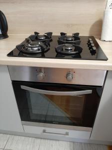 Kuchyňa alebo kuchynka v ubytovaní Apartman Jelacic Vinkovci