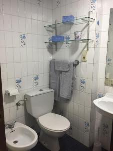 Koupelna v ubytování Çò dera Piusa