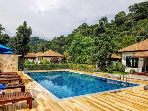 an image of a swimming pool in a villa at Koh Ngai Paradise Beach in Ko Ngai