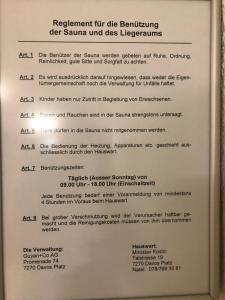 Certificato, attestato, insegna o altro documento esposto da Unique Alpic style apartment in the heart of Davos