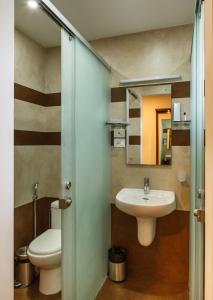 維提里的住宿－The Sanihara，一间带水槽和卫生间的浴室