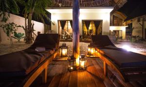 Istumisnurk majutusasutuses Clove Island Villas & Spa