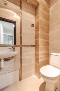 Koupelna v ubytování hi Hostel