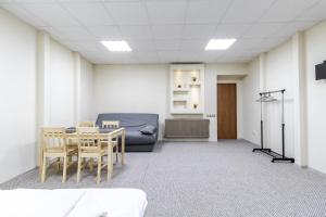 Kuchyň nebo kuchyňský kout v ubytování hi Hostel