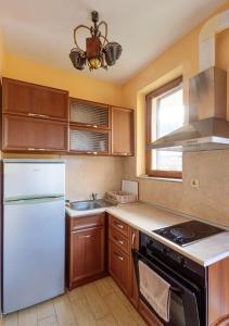 A kitchen or kitchenette at Rodopi Houses